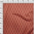 thumbnail image 3 of oneOone Rayon Maroon Fabric Geometric Ogee Craft Projects Decor Fabric Printed by The Yard 56 Inch Wide, 3 of 4