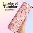 thumbnail image 4 of pig Tumbler With Lid and Straw pink Pig Stainless Steel Insulated Travel Tumblers,Cute Pig Gifts for Pig Lovers,Pig stuff,Decor, 4 of 6