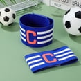 thumbnail image 3 of KAKOWELY 2 brazaletes elásticos con símbolo de capitán de equipo de fútbol para deportistas., 3 of 5