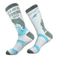 thumbnail image 2 of These Are My Fishing Socks Funny Sarcastic Fish Graphic Novelty Footwear For Men, 2 of 9