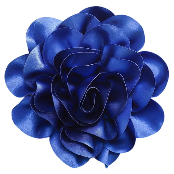 20cm Big Flower Brooch Blue Extra Large Camellia Brooches Pin