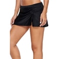 thumbnail image 5 of Tinglu Swim Skirt Ruffle Skort Quick-Drying Bikini Women Swimsuit with Side Slit Pull Tie Skirts, 5 of 5