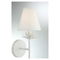 thumbnail image 6 of Trade Winds Daphne 1-Light Wall Sconce in White, 6 of 6
