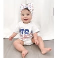 thumbnail image 2 of SXYPAYXS Infant Unisex Cotton 4th July Bubble Romper Short Sleeve Bodysuit, Gray, 6-12 Months, 2 of 7