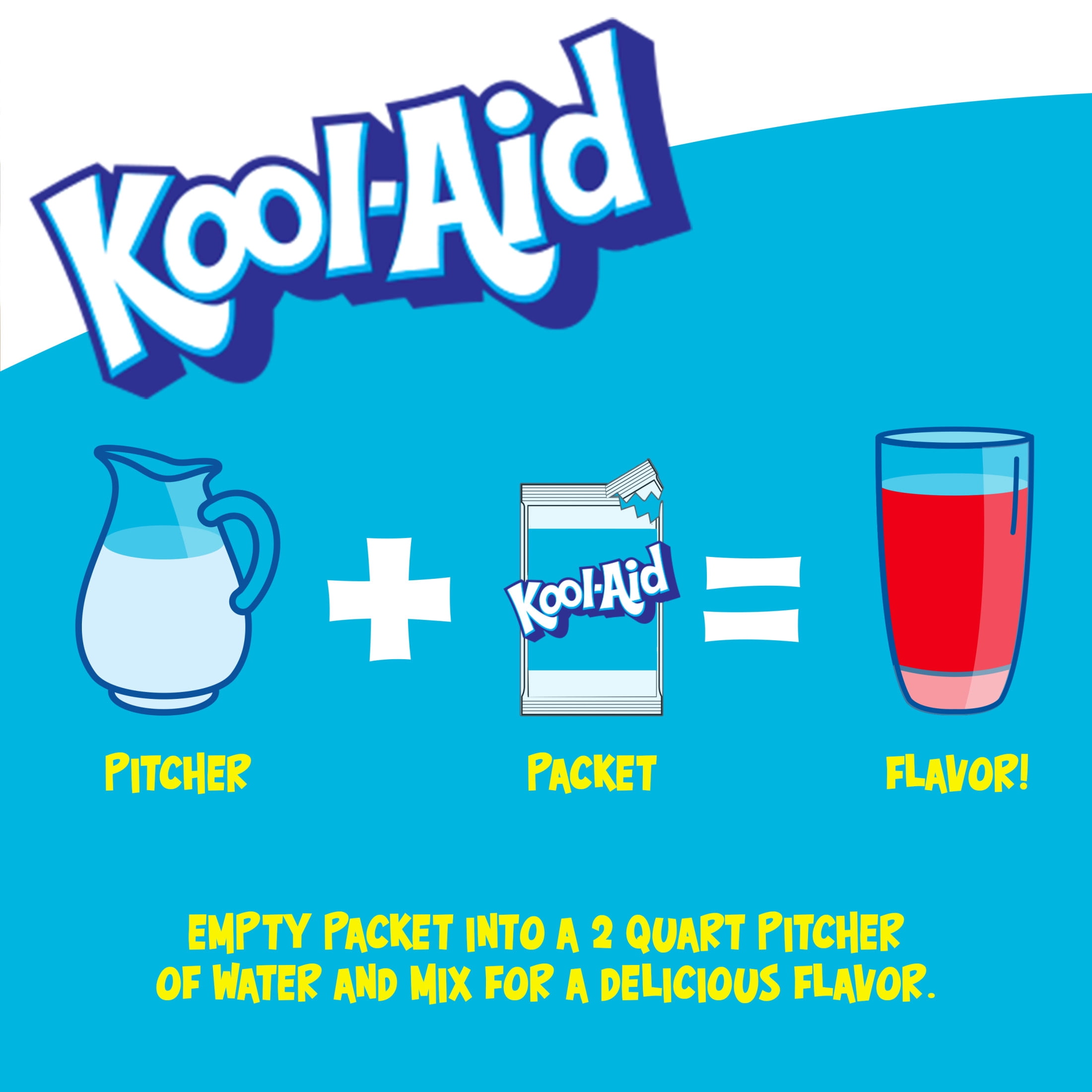 Kool-Aid Unsweetened Drink Mix, 1 Packet, for Flavorful Hydration and Shareable Refreshment, Mixed Berry, Good Source of Vitamin C, Caffeine Free, 0.22 oz