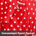 thumbnail image 3 of Catalonia Wearable Fleece Blanket with Sleeves and Foot Pockets for Adult Women Men, Micro Plush Comfy Wrap Sleeved Throw Blanket Robe Large, Dalmatian, 3 of 7