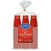 Berkley Jensen 18-Oz. Plastic Cups, 240 Ct. - Red - Birthday Pool Camping Party