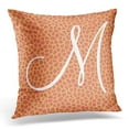 thumbnail image 1 of ABPHQTO Cute Cheetah Coral Leopard Monogram Pink Animal Funda de almohada 40x40 cm, 1 of 1