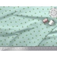 thumbnail image 2 of Soimoi polyester Crepe Fabric Leaves & Buds Floral Print Sewing Fabric Yard 52 Inch Wide, 2 of 3