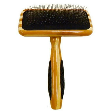 UPC: 0736473105576 | Bass Brushes HG2860609 Dmatng Slicker Pet Brush – Large
