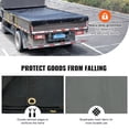 thumbnail image 5 of 7.5x18 ft Heavyweight Black Tarp for Dump Trucks - PVC Coated Mesh with Durable Grommets, Fits Most Manual&Electric Dump Beds, 5 of 10