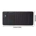 thumbnail image 3 of LSLJS Car Sunshade Glasses Clip Multifunctional Leather 10 Piece Light Disk Clip Light Disk Storage Bag Car Card Tickets Clip Home Accessories, 3 of 6