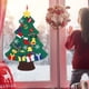 thumbnail image 1 of Felt Christmas Tree Felt Christmas Trees Felt Christmas Tree Kit Durable Kids Felt Christmas Tree Wall Hanging Ornaments, Felt Christmas Tree Set, For Wall Door ANGGREK Otros, 1 of 8