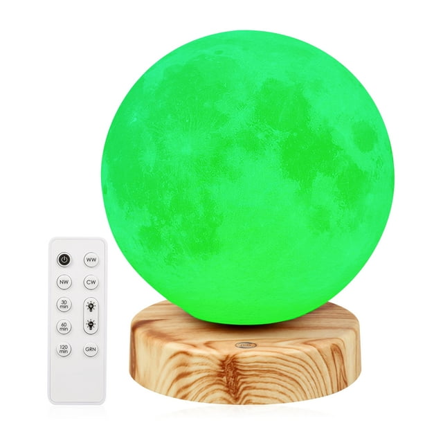 Green Light Therapy Lamp for Migraines Headaches Insomnia Sleep Light Sensitivity Anxiety Relief 520nm Narrow Band Green LED Multi-Mode Warm Natural Cold White Light Des