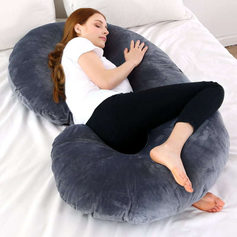 U Shape/C Shape Pregnancy Pillow-Full Body Pillow for Maternity & Pregnant Women 
