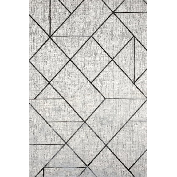 Anthracite Geometric Area Rugs for Living Room Washable Rugs Boho Moroccan Area Rug Soft Neutral Geometric Bohemian Carpet Distressed Indoor Rug for Bedroom Dining Room Office Foldable Nonslip Rug