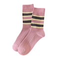 thumbnail image 3 of Tittly Cotton Socks Crew Socks for Women Womens To Keep Warm Sock Stripe Lightweight Cotton Socks Crew Socks Socks for Women E One Size, 3 of 3