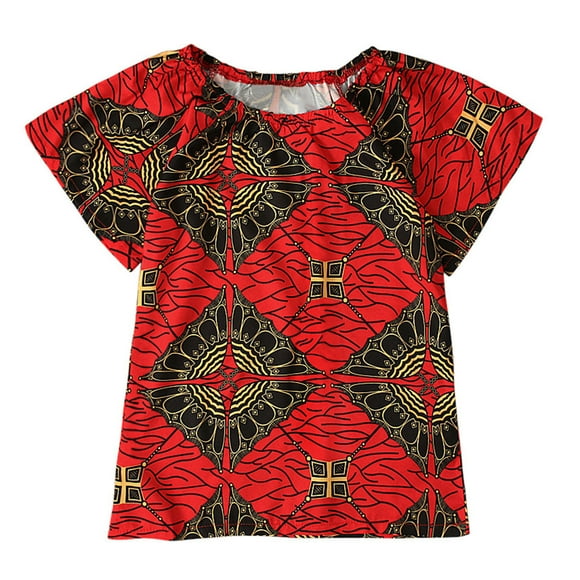 Girls Dresses for Toddler Girls—Traditional Dashiki Style Sleeveless Ankara Dress for Little Fashionistas Off-Shoulder African Heritage Kids Clothing