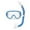 Clear Blue, variant on Tusa Serene Adult Mask & Dry Snorkel Set