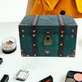 thumbnail image 4 of KAKOWELY Vintage Box Decorative Retro Treasure Storage Box for Dormitory Home Trinket Storage Box with Lock,9.84"X6.69"X6.1", 4 of 5