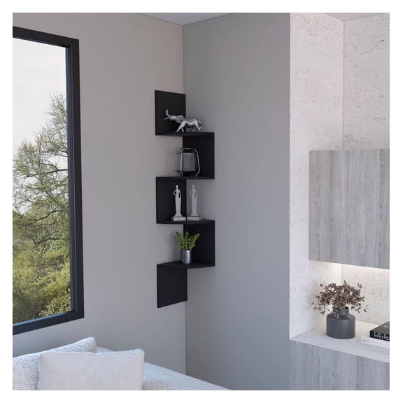 Shelf Crestone, Living Room, Black