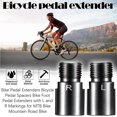 thumbnail image 4 of Youkk 1 Pair Metal Bike Pedal Extender Modified Solid Color Replacement Anodized Anti-rust Protective Spacer Accessories, 4 of 6