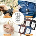 thumbnail image 3 of Goyunwell Keychain Hook Clip 40 Silver Swivel Snap Hook 40 jump rings Lobster Claw Clasp Small Metal Swivel Key Chain Clip Hook Keychain Hardware for Keychain Making, 3 of 6