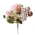 thumbnail image 2 of Artificial Flower Bouquets, Fake Floral Arrangements, Home Decoration Stems, for Vase Centerpieces or Wedding Displays, Realistic Look, 11.87 Inch Head Size, 2 of 9