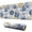 Pioneer Flower Floral, variant on Long Mouse Pads for Desk,Pioneer Flower Floral Print Pattern Desk Mats on Top Of Desks, Desk Mouse Pad Extra Large with 3mm Non-Slip Base and Stitched Edge for Gaming,Office,Work,Home 31.5"x11.8"