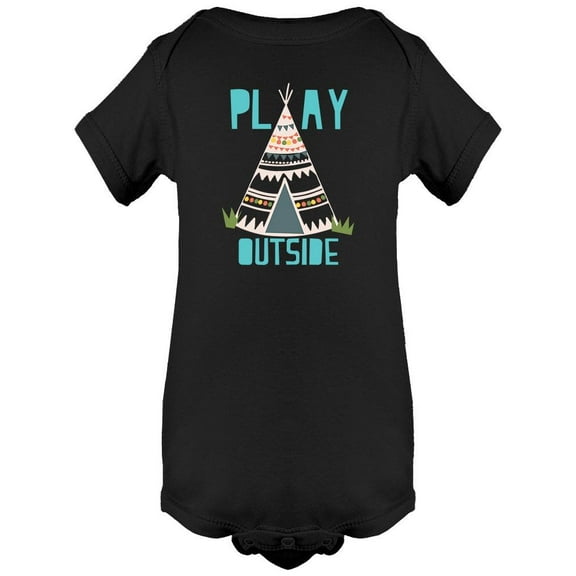 Play Outside Camping Tent Bodysuit Infant -Image by Shutterstock,  18 Months