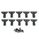 thumbnail image 1 of 10 Piezas Ganchos de Pared Mini Negro Retro Hierro Gancho único para Colgar Abrigo Bufanda Bolsa Toalla Llavero Sombrero, 1 of 14