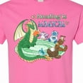 thumbnail image 4 of Inktastic Reading is Magical Dragon Green Dragon with Book T-Shirt, 4 of 5