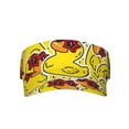 thumbnail image 2 of Kdxio Duck With Star Sunglasses Print Sun Visor Hat Golf Visor Adjustable Velcro Outdoor Sports Cap For Men Women, 2 of 7
