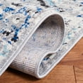 thumbnail image 6 of SAFAVIEH Madison Caden Floral Bordered Area Rug, Ivory/Blue, 6'7" x 6'7" Round, 6 of 9