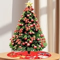 thumbnail image 4 of sruoe Christmas Tree Skirts, Christmas Tree Skirts for Girls, Vintageo, Classic, for Christmas Day Decoration, 36in, 4 of 6