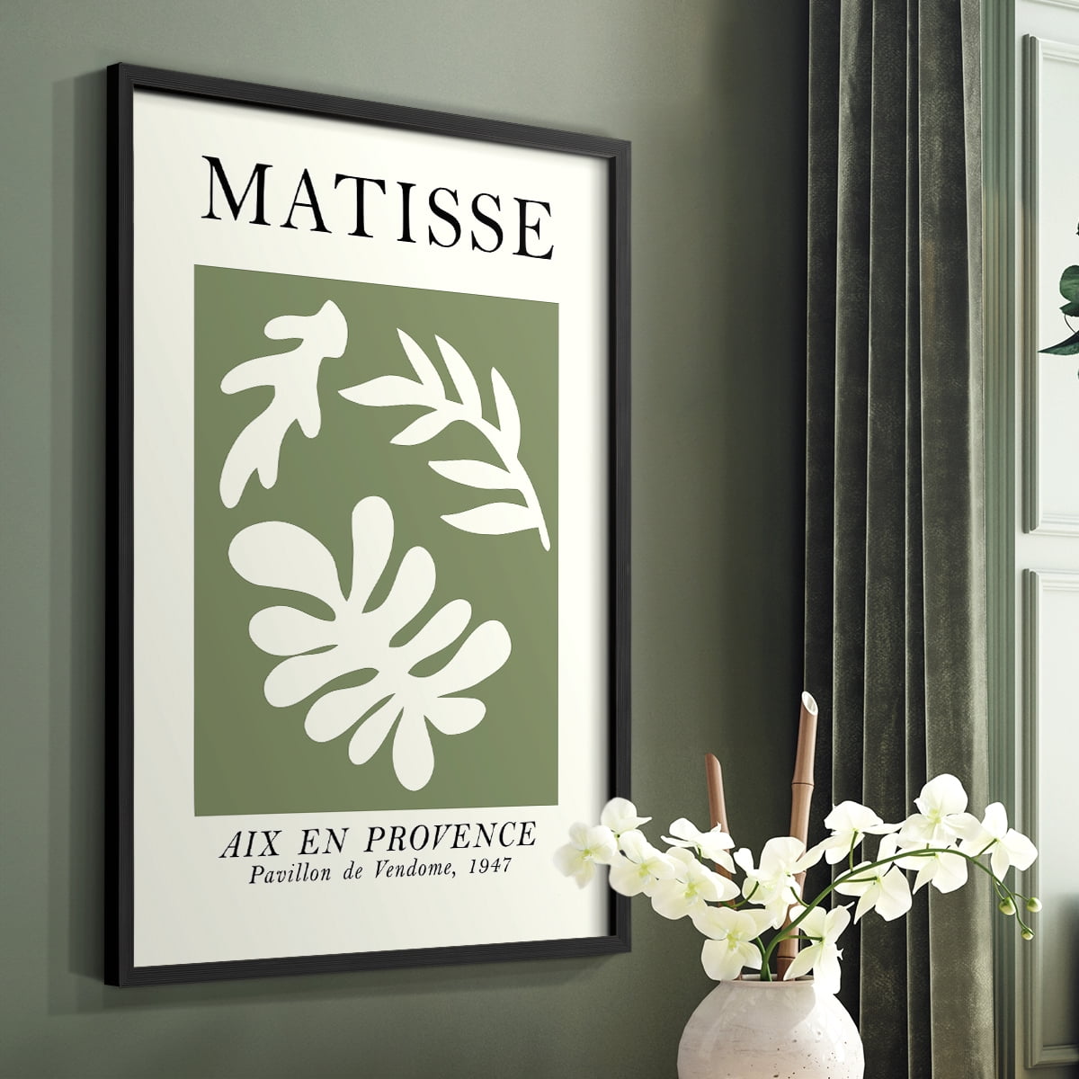 Matisse CCLXXIX in Solid Wood 8 x 10 Framed Print