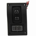 thumbnail image 5 of Dual Battery Test Panel with LED Voltmeter and Rocker Switch for Car, Truck, Marine, Boat - 12-24V, 4P On-Off-On Configuration, 5 of 5