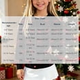 thumbnail image 6 of Christmas Kids Sweater Girls Crewneck Sweatshirt Long Sleeve Pullover Knit Tops,Relaxed Warm For Festival School Wear,Black,14-15 Years, 6 of 6