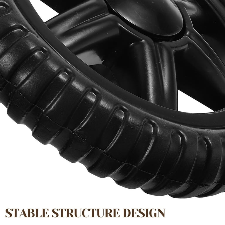 LEDMOMO 2Pcs Replacement Wheels for Baby Trolley Plastic Shopping