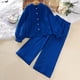 thumbnail image 5 of Gibobby Conjunto de leggings para bebés y Conjunto niñas de ropa para niñas pequeñas, Tops y pantalones verdes de manga larga, conjunto de 2 uds, ropa para niños(Azul,9-10 Años), 5 of 5