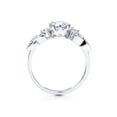 thumbnail image 4 of BERRICLE Sterling Silver 3-Stone Wedding Engagement Rings 0.8 Carat Round Cut Cubic Zirconia CZ Celtic Knot Promise Ring for Women, Rhodium Plated Size 8.5, 4 of 9