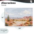 thumbnail image 4 of Stupell Industries Transitional Pastel Desert Dream Sunset Canvas Art, 24 x 16, by Creative Studio, 4 of 8