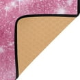 thumbnail image 4 of Non-Slip Area Rug 63x48in Indoor Washable Floor Mats Carpet Printed for Living Room, Bedroom, Home Decor Pink Glitter Background, 4 of 7