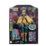 Monster High Monster Fest Cleo De Nile Fashion Doll with Festival Outfit, Band Poster and Accessories