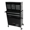 thumbnail image 4 of 8-Drawer Rolling Tool Chest, Black Steel Tool Storage Cabinet with Locking Wheels & Work Surface, 24.2" x 13" x 42.8", 4 of 12