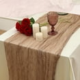 thumbnail image 6 of bestolf Boho Cheesecloth Table Runner Rustic Wrinkled Table Runner Elegant Table Runner for Wedding Bridal Shower Party Dining Table Decor, 6 of 8