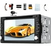 Free Rear Camera 6.2 Inch 2 Din Car DVD Player GPS Navigation Double Din Car PC Bluetooth Head Unit Video Music Player Free Map Card