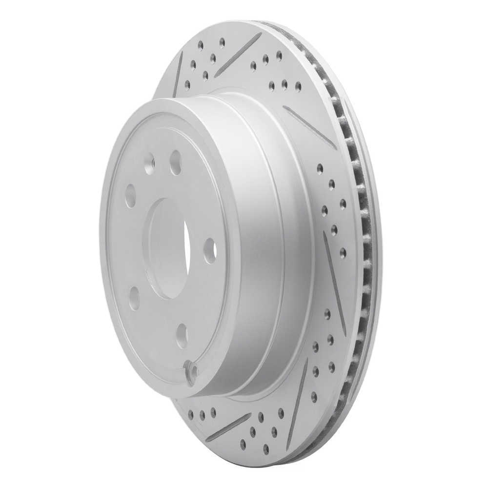 Dynamic Friction Company 830-48058L DFC Geoperformance Rotor - Drilled and Slotted