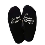 Do Not Disturb Grandpa Is Resting His Eyes Papa Socks NON SLIP Father's Day Birthday Dad Funny Gift Birthday Gift Mens