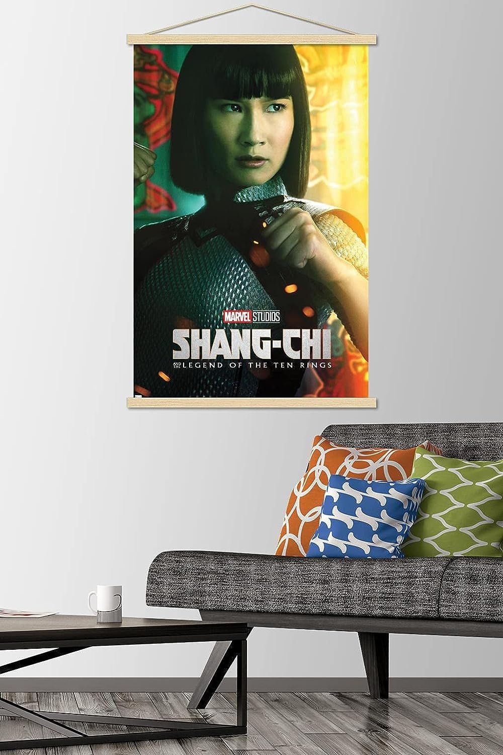 Marvel Shang-Chi and the Legend of the Ten Rings - XiaLing One Sheet Wall Poster with Wooden Magnetic Frame, 22.375" x 34"